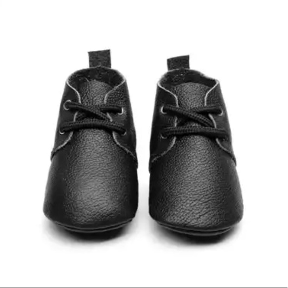 New baby soft leather oxford moccasin shoes